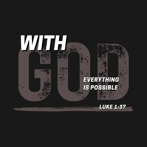 With God Everything Is Possible, Tshirt Printing Design, Christian Designs, Everything Is Possible, Shirt Printing, Christian Apparel, Music Humor, Funny Movies, T Shirt Printing