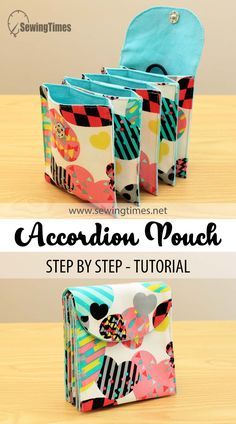 Accordion Wallet Tutorial, Accordion Pouch Pattern, Sewing A Gift Bag, Accordion Bag Pattern, Missouri Star Quilt Company Tutorials Zipper Pouch, Accordion Purse Free Pattern, Sewn Pouch Pattern, Accordion Coin Purse Pattern, Lipstick Pouch Diy