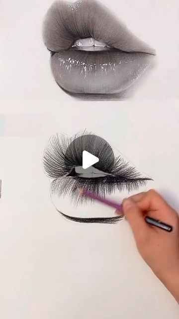 Draw Music, Lip Artwork, Lips Sketch, Lips Painting, Watch Art, Painting Fashion, Drawing Photography, Instagram Painting, Photography Artwork