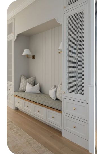 Light Blue Cabinets, Mudroom Ideas Entryway, Feng Shui Front Door, Mudroom Cabinets, Kate Marker Interiors, Mudroom Lockers, Mudroom Ideas, Mudroom Entryway, Mudroom Decor