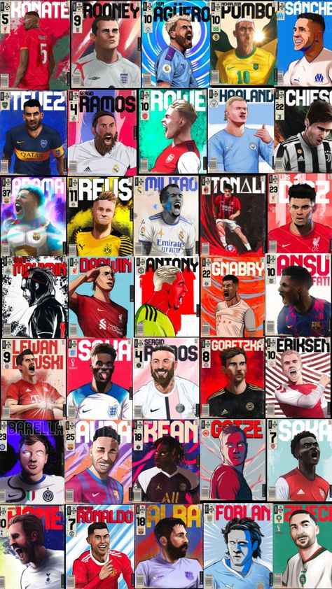 #footballers #collage #greats #legends #wallpaper #world #fyp Football Wallpaper Iphone, Collage Football, Legends Wallpaper, Serge Gnabry, Premier Lig, Lionel Messi Wallpapers, Real Madrid Wallpapers, Madrid Wallpaper, Football Poster