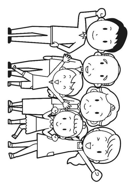 Coloring Kindergarten, Cartoon For Kids, Family Worksheet, Family Coloring Pages, Stick Family, Art Activities For Toddlers, Barbie Paper Dolls, Kid Coloring Page, Stick Figure Drawing