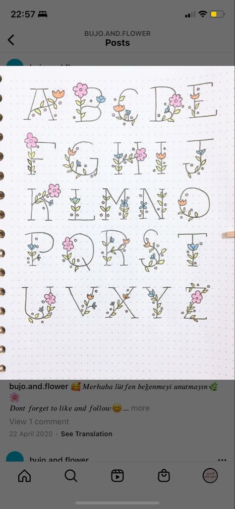 Cute Writing Fonts Alphabet, Drawing Copy Cover Design, How To Write Fancy Letters Fonts, How To Draw Pretty Letters, How To Draw Fancy Letters Step By Step, Flower Writing, Journal Lettering Alphabet, Styles Of Writing, Writting Idea For Project