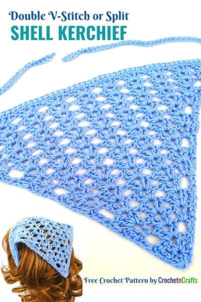 Crochet Headband Bandana, Crochet Bandanna Free Pattern, Easy Crochet Bandana, Free Crochet Bandana Pattern, Crochet Kerchief Pattern Free, Bandana Crochet Pattern Free, Crochet Lace Bandana, Crochet Head Bandana, Crochet Kerchief Pattern