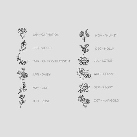 Pin Tattoo, Small Flower Tattoos, Meaningful Tattoos For Women, Small Meaningful Tattoos, Birth Flower Tattoos, Inspiration Tattoos, Tiny Tattoo, Temporary Tattoo Designs, Small Tattoo Designs