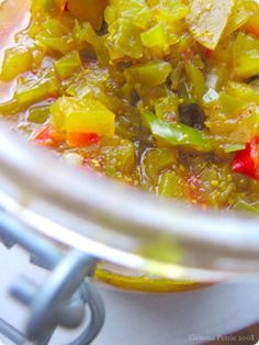 yum...pear pepper relish Pear Relish Canning, Pear Relish Recipe, Allotment Recipes, Pear Relish, Fried Dog, Pear Honey, Pretty Jars, Canning Pears, Snow Melt