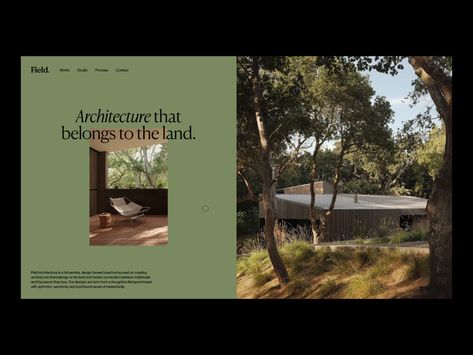 Field Architecture, Design De Configuration, Property Branding, Editorial Design Layout, Modern Website, Publication Design, Animation Reference, Web Layout, Website Design Inspiration