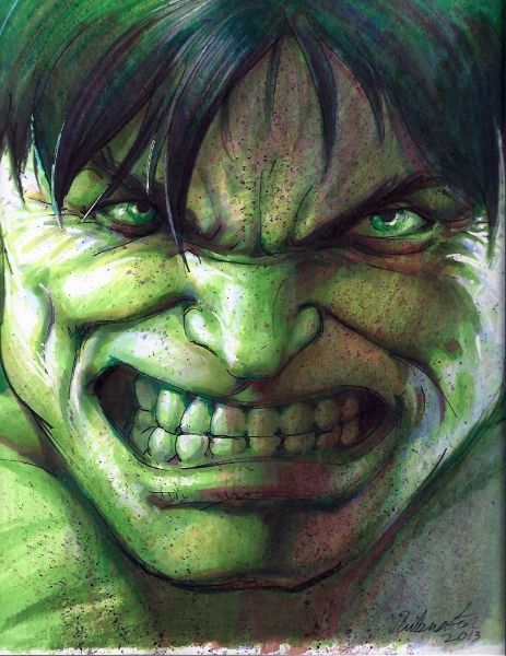 #Hulk #Fan #Art. (Hulk) By: Joe Rubenstore. ÅWESOMENESS!!!™ ÅÅÅ+ Incredible Hulk Drawing, Hulk 2008, Hulk Theme, Hulk Fan Art, Avengers Painting, Hulk Tattoo, Hulk Artwork, Bruce Banner Hulk, Hulk Art