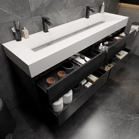 Luxury Toilet, Powder Bathroom, Luxury Bathtub, Modern Bathtub, Bath Renovation, Bathroom Aesthetic, Small Bathroom Vanities, Floating Bathroom Vanity, Modern Toilet