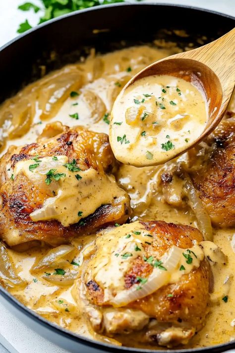 Recipes With White Gravy, Chicken Gravy Meals, Homestyle Chicken And Gravy, Gravy Baked Chicken, Smothered Chicken Tenderloins, Chicken And Brown Gravy Recipes, Best Chicken Gravy Recipe, Comforting Chicken Recipes, Chicken Sunday Dinner Ideas