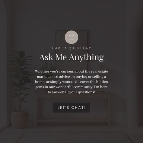 Let's chat! 🗣💬 Whether you're curious about the real estate market, need advice on buying or selling a home, or simply want to discover the hidden gems in our wonderful community, ask your questions in the comments! 👇 Lina Sells Homes Jersey Shore! Nicolina (Lina) Negrey 732-614-9010 LinaSellsHomesJerseyShore.com linanegrey@cbmoves.com #LinaNegreyRealtor #springlakenjhomes #springlakenjrealestate #belmarnjhomes #belmarnjrealestate #BuyABeachHouse Real Estate Questions, Funny Realtor Social Media Posts, Fun Real Estate Posts, The Agency Real Estate, Real Estate Content, Real Estate Post, Real Estate Fun Facts Social Media, Real Estate Agent Introduction Post, Real Estate Informative Post