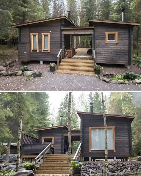 Affordable Shipping Container Homes Tiny Home Shed, Shed Cabin, Log Home Living, Shed Home, Casa Container, Shed Homes, Building A Shed, Container House Design, A Cabin