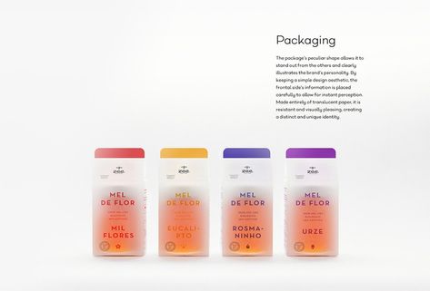 Zee - Honey Goods on Packaging of the World - Creative Package Design Gallery Powder Packaging, Honey Container, Paper Soap, Communication Strategy, Transparent Packaging, Healthcare Branding, Supplements Packaging, Product Branding, Honey Packaging