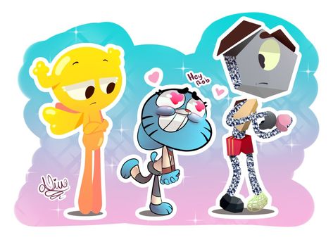 Amazing World Of Gumball Aesthetic, World Of Gumball Wallpaper, Gumball X Rob, Amazing World Of Gumball Gumball, Gumball Aesthetic, Gumball Wallpaper, Amazing Gumball, Amazing World Of Gumball, Pool Art