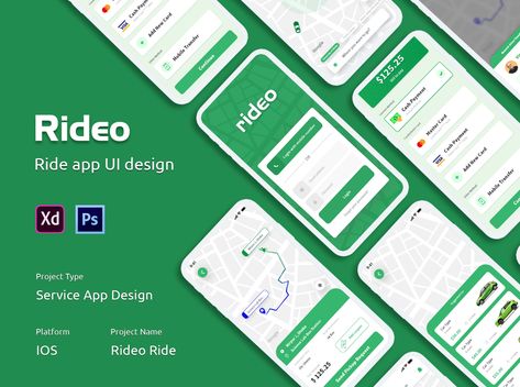 Ride Sharing App, Ride App, Parking App, App Home Screen, App Login, Ux Mobile, Booking App, Mobile Ui Design, App Ui Design