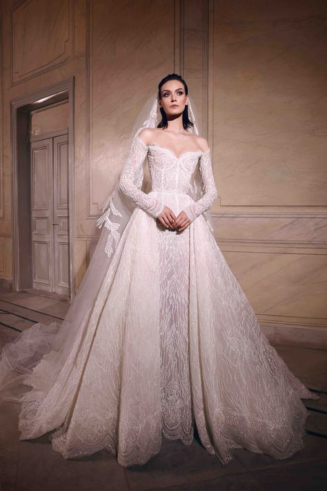 Pale Bride, Zuhair Murad Wedding Dress, Zuhair Murad Wedding, Wedding Dresses Zuhair Murad, Zuhair Murad Bridal, Zuhair Murad Dresses, Couture Bridal Gowns, Kleinfeld Bridal, Pretty Wedding Dresses