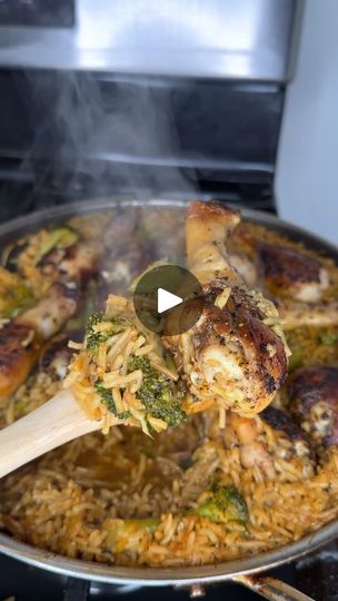 17K views · 28K reactions | ONE Pan Chicken & Cheddar broccoli rice, using my @hexclad cookware! EASY family meal under $30 I know y’all already got some seasonings in that cabinet! my kids loved this recipe, Everything I used is below!

Chicken drums 
Natures Seasoning 
Chef Paul poultry magic seasoning 
@knorr Cheddar Broccoli Rice
Frozen Broccoli 
Chicken broth

•

•

•

#easyrecipes #onepotmeal #onepanmeal #chickenandrice #knorr #detroitfoodie #detroitfinds #detroitfoodreviews | JayZo | Kehlani · After Hours (Cater 2 U Mix) Hexclad Cookware, Cheddar Broccoli Rice, Bouillon Recipe, Knorr Recipes, Chicken Cheddar, Chicken Drums, Detroit Food, Cheddar Broccoli, Great Chicken Recipes