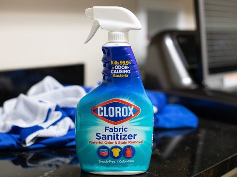 Clorox Fabric Sanitizer Spray As Low As $2.05 At Publix (Plus Cheap Laundry Sanitizer) - iHeartPublix Laundry Sanitizer, Sanitizer Spray, Printable Coupons, Stain Remover, Free Coloring, Laundry Room, Pick Up, On Sale, Spray