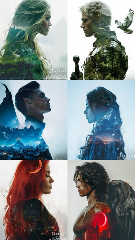 Sjm Fanart Wallpaper, Crescent City Fanart The Harpy, Tog X Acotar, Sarah J Maas Books Fanart, Acotar Kelpie, Acotar Artwork, Romantasy Fanart, Acotar Feyre And Rhysand, Aelin And Feyre