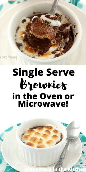 Single Serve Brownie Oven, How To Make Brownies Without Oven, Individual Sweets, Easy Single Serve Desserts, Single Serving Desserts, Brownie For One, Single Serve Dessert Recipes, Dessert For One, Single Serve Brownie