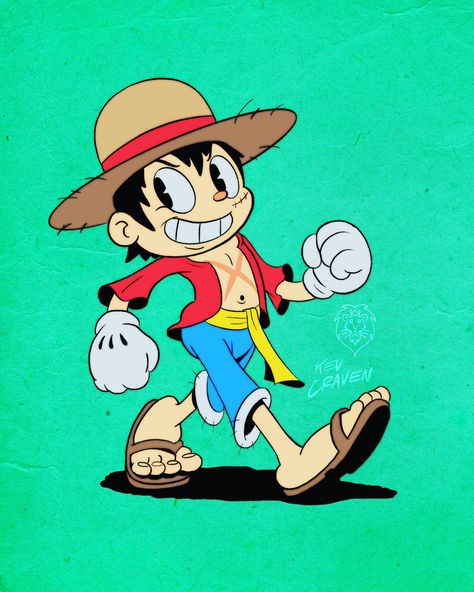 Cartoon Art Styles 1930, Retro Character Design Illustration, Retro Cartoon Character Design, Rubberhose Character Design, One Piece Art Style, One Piece Character Design, Different Cartoon Styles, Retro Character Design, Retro Cartoon Characters