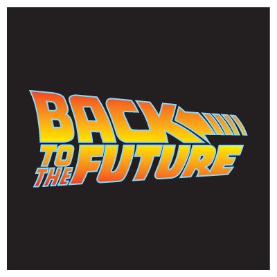 Back to the Future logo vector, logo Back to the Future in .EPS format Back To The Future Poster, Back To The Future Party, Future Logo, Future Poster, The Future Movie, Marty Mcfly, Types Of Guys, 40th Birthday Parties, Removable Wall