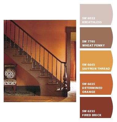 Paint colors from ColorSnap by Sherwin-Williams Turmeric Wall Color, Sherwin Williams Marigold, Saffron Paint Color, Turmeric Paint Color, Dark Orange Painted Walls, Amber Paint Color, Sherwin Williams Orange Paint Colors, 70s Paint Colors, Orange Painted Walls