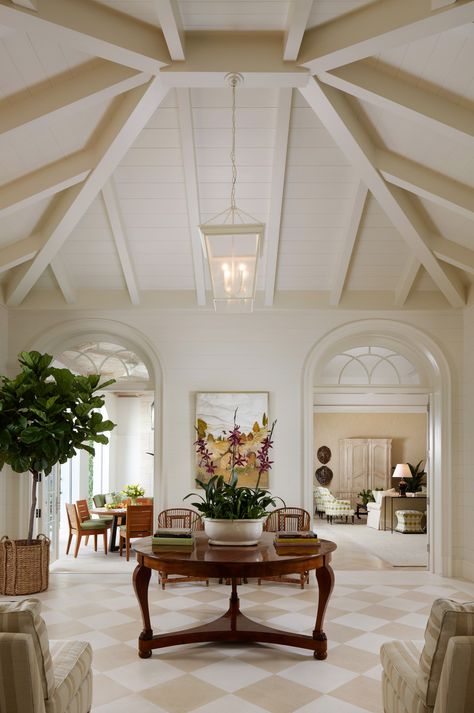 West Indies Interior, West Indies Architecture, British West Indies Style, Spanish Kitchen, West Indies Style, British West Indies, British Colonial Decor, Palm Beach Style, Ceiling Detail