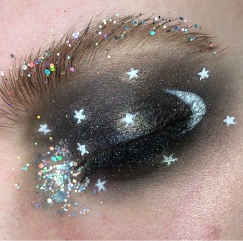 Editorial Make-up, Fantasy Make-up, Make Carnaval, Festival Make Up, Galaxy Makeup, White Makeup, Have Inspiration, Creative Makeup Looks, Kesha