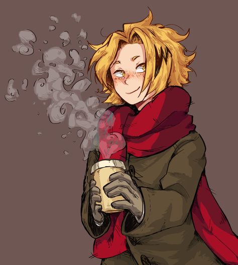 Kaminari Fanart, Denki Kaminari, An Anime, Anime Character, The Story, Books Wattpad, Wattpad, Blonde, Coffee