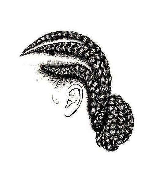 https://encrypted-tbn0.gstatic.com/images?q=tbn:ANd9GcRSu3eTFDpzXyngcNJ_GI95MIiyImrIaFl1GQ&usqp=CAU Cornrow Drawing, Braids Logo Design, Luis Tattoo, Ponytail Drawing, Lilies Drawing, Black Braided Hairstyles, Hair Illustration, Tattoo Outline Drawing, Natural Hair Art