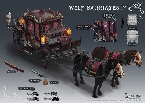 Carriage Concept Art, Fantasy Wagon, Steampunk Vehicle, Caravan Renovation, Props Concept, Rpg Map, Fantasy City, Fantasy Places, Prop Design