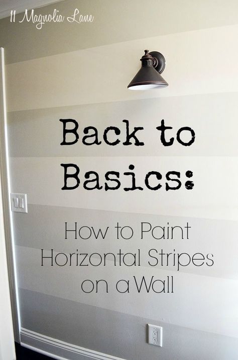 Painting Horizontal Stripes, Striped Walls, Murphy Beds, Interior Painting, Paint Stripes, Interior Paint Colors, Trendy Bedroom, Contemporary Abstract Art, Bedroom Paint