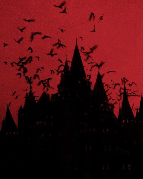 Red Wallpaper Goth, Wallpaper Goth, Goth Castle, Wallpaper Gothic, Vampire Castle, Red Goth, Red Gothic, Dark Red Wallpaper, Gothic Castle