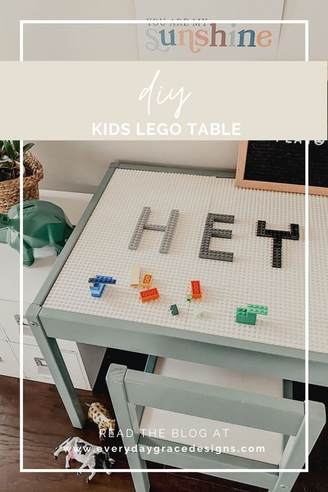 Lego table diy kids table Kids Play Corner In Living Room Lego, Lego Table Setup, Lego Table Topper, Ikea Latt Lego Table, Corner Lego Table, Ikea Lack Lego Table, Diy Ikea Lego Table, Ikea Lego Table Hack, Lego Corner For Kids