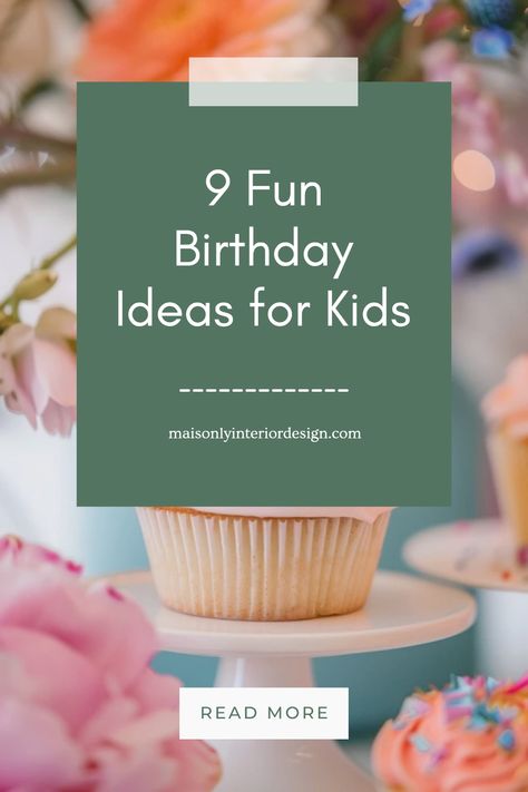 Looking to throw a fantastic birthday bash for your 9-year-old? Explore these exciting birthday party ideas are designed to create unforgettable memories. From unique theme options like science parties to outdoor adventures, there's something for every child's taste. Make it even more special with fun games and activities that keep everyone entertained. Don't forget to add creative DIY decorations—it adds a personal touch that kids love. These ideas are sure to make your kid's celebration both fun and memorable! 9th Birthday Party Ideas, Birthday Ideas For Boys, Birthday Ideas For Kids, Fun Birthday Ideas, 9th Birthday Party, Kids Birthday Party Ideas, Ideas For Fun, Birthday Decorations Kids, Science Party