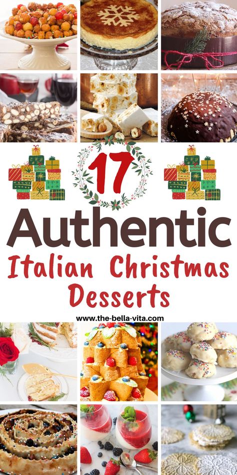 Italian Christmas Dessert Recipes, Italian Dessert Recipes, Italian Christmas Desserts, Italian Christmas Dinner, Italian Christmas Cookie Recipes, Italian Desserts Easy, Italian Christmas Recipes, Italian Christmas Cookies, Italian Cookie Recipes