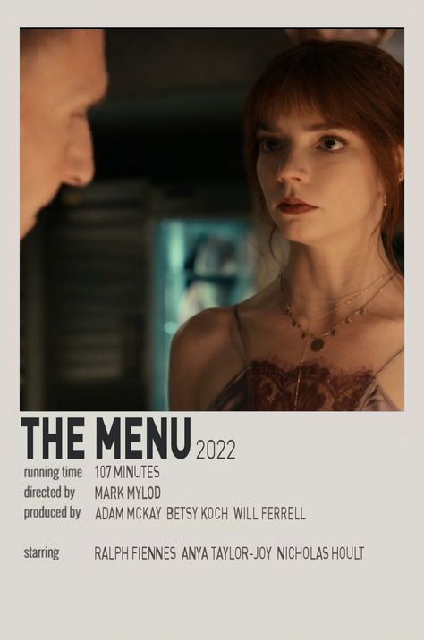 the menu 2022 movie polaroid poster anya taylor joy anya taylor-joy X 2022 Movie Poster, The Menu Movie Anya, The Menu Polaroid Poster, The Menu Poster Movie, The Menu Movie 2022, Movies 2022 Poster, The Menu Film, The Menu Movie Poster, Menu Movie