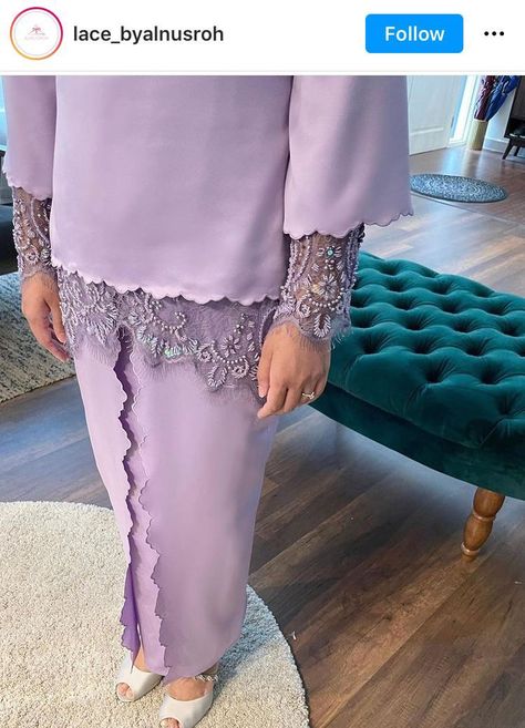 Baju Kurung Moden Style, Renda Kebaya, Eid Fashion, Nikah Outfit, Bridesmaids Dress Inspiration, Lace Dress Design, Traditional Dresses Designs, Women Blouses Fashion, Batik Fashion