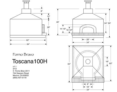 Pizza oven dimensions Pizza Oven Drawing, Artisanal Pizza, Oven Dimensions, Oven Top, Gas Pizza Oven, Diy Pizza Oven, Stone Oven, Diy Pizza, House Plans One Story