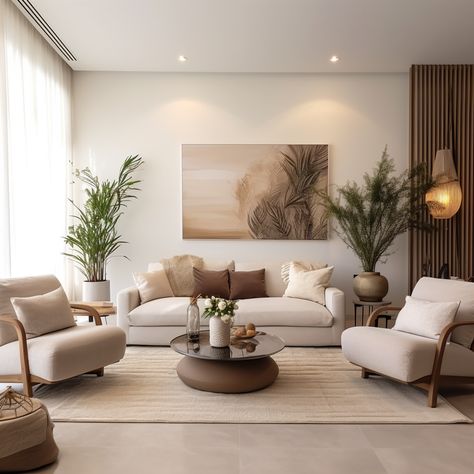 Living Room Timeless Style, Japandi Lounge Room, Beige Sofa Rug Ideas, Living Room Inspiration Japandi, Simple Lounge Room Ideas, House Interior Decor Living Room, Beige Interior Living Room, Tulum Inspired Living Room, Hotel Style Living Room