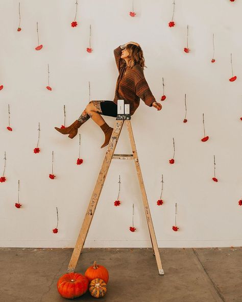 Ladder Photoshoot, Moon Photo, Scooby Snacks, Creative Photoshoot Ideas, Model Call, Model Poses Photography, Photoshoot Concept, Instagram Photo Inspiration, Fall Weather