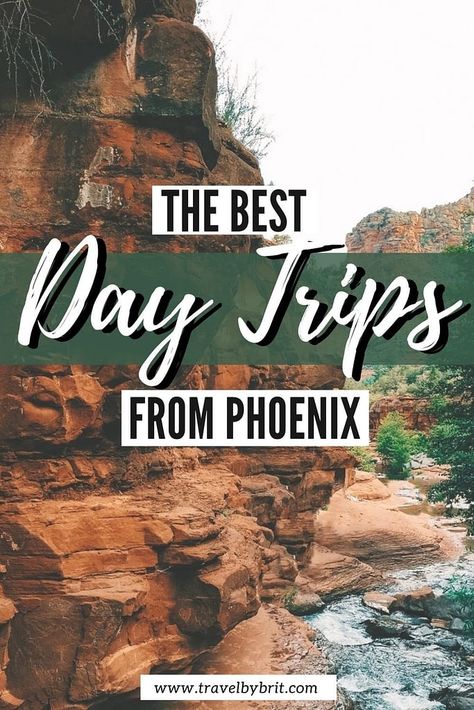 The 4 Best Day Trips from Phoenix - Arizona Travel | Travel by Brit Phoenix Things To Do, Phoenix Travel Guide, Arizona Day Trips, Phoenix Travel, Arizona Travel Guide, Arizona Adventure, Arizona Vacation, Arizona Road Trip, One Day Trip