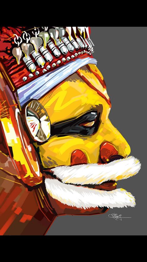 Muthappan painting Muthappan Painting, Muthappan Theyyam Painting, Muthappan Drawing, Theyyam Paintings, Theyyam Illustration, Kerala Painting, Kerala Photography, Hindu Tattoos, Restaurant Design Inspiration