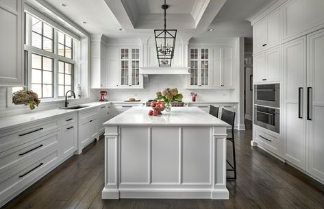 French Provincial | Naperville, IL - Transitional - Kitchen - Chicago - by Charles Vincent George Architects, Inc. | Houzz Provincial Kitchen, French Provincial Kitchen, Transitional Kitchen, French Provincial, Custom Home, Kitchen Inspirations, Custom Homes, Architects, Chicago