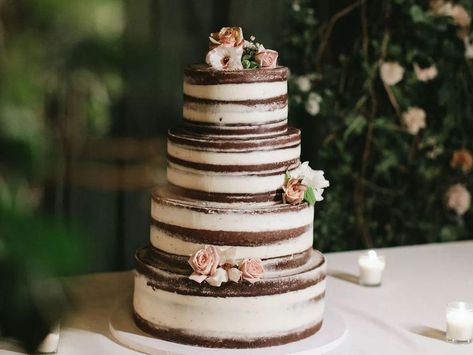 Beautiful Chocolate Cake, Wedding Cake Icing, Wildflower Cake, Reception Desserts, Wedding Strawberries, Big Chocolate, Chocolate Wedding, Wedding Cake Recipe