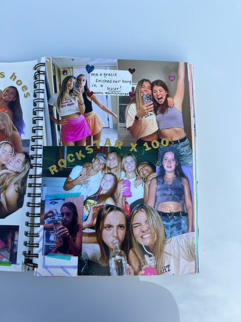 Junior Year Scrapbook, Senior Page Yearbook Ideas, College Scrapbook Ideas, High School Scrapbook Ideas, Senior Scrapbook Ideas, 2023 Scrapbook, Senior Year Scrapbook, School Memories Scrapbook, Life Scrapbook