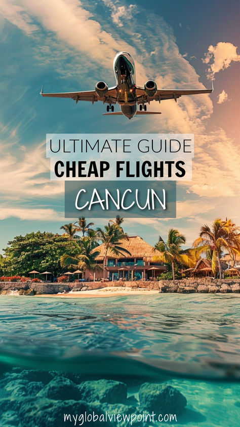 My top flight hacks and tips to save money to Cancun Cheap Flights To Europe, Flight Tips, Air Travel Tips, Best Flight Deals, Cheapest Flights, Tips To Save Money, Book Cheap Flights, Cheap Flight Tickets, Long Haul Flight