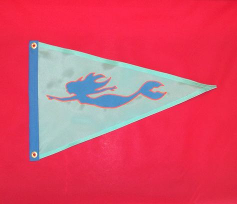 Boat Flags, Boating Gifts, Boat Names, Wind Direction, Blue Mermaid, Custom Flags, Island Style, The Flag, Peacock Blue