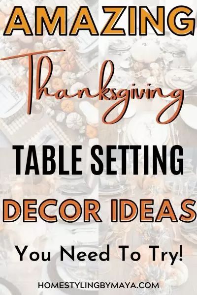 thanksgiving table setting ideas Thanksgiving Table Settings Simple Farmhouse, Holiday Tablescapes Thanksgiving, Modern Thanksgiving Table Settings, Thanksgiving Buffet Table, Thanksgiving Decorations Table Setting, Beautiful Thanksgiving Table Settings, Thanksgiving Table Settings Elegant, Modern Thanksgiving Table, Thanksgiving Table Setting Ideas